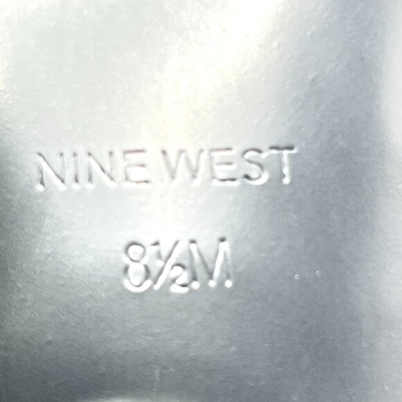 Nine West Womens Size 8.5 Black Satin Stiletto Heels Pumps Shoes With Bows‎ - Picture 15 of 15